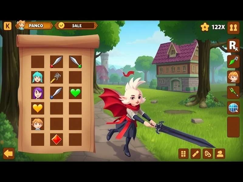 Fennel Quest battle scene